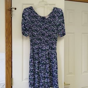 Cute print culotte dress